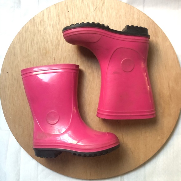 Other - Pink Rain Boots Size 9